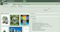 Desktop Screenshot of life-note.deviantart.com