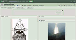 Desktop Screenshot of evolutionarystep.deviantart.com