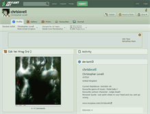 Tablet Screenshot of chrislovell.deviantart.com
