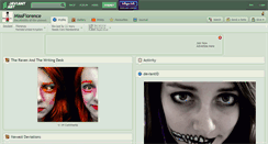 Desktop Screenshot of missflorence.deviantart.com