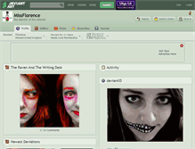 Tablet Screenshot of missflorence.deviantart.com