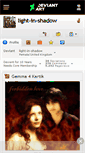 Mobile Screenshot of light-in-shadow.deviantart.com
