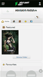 Mobile Screenshot of miniskirt-fetish.deviantart.com