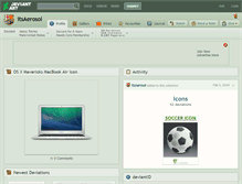 Tablet Screenshot of itsaerosol.deviantart.com