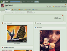 Tablet Screenshot of danifofani.deviantart.com