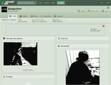 Tablet Screenshot of kinoarchive.deviantart.com