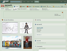 Tablet Screenshot of daiches99.deviantart.com