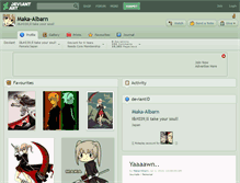 Tablet Screenshot of maka-albarn.deviantart.com