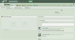 Desktop Screenshot of pink-hasy.deviantart.com