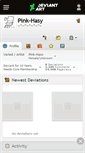 Mobile Screenshot of pink-hasy.deviantart.com
