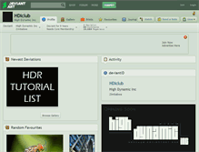 Tablet Screenshot of hdiclub.deviantart.com