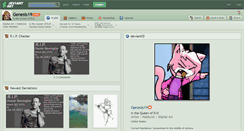 Desktop Screenshot of genesis19.deviantart.com