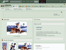 Tablet Screenshot of eddantes.deviantart.com