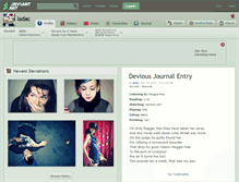 Tablet Screenshot of ladac.deviantart.com