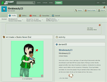 Tablet Screenshot of librabeauty23.deviantart.com