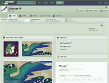 Tablet Screenshot of littlestar19.deviantart.com