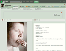 Tablet Screenshot of julienpier.deviantart.com
