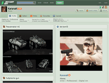 Tablet Screenshot of karanak.deviantart.com