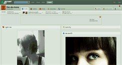 Desktop Screenshot of des-de-mone.deviantart.com