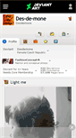 Mobile Screenshot of des-de-mone.deviantart.com