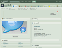 Tablet Screenshot of dwonder3.deviantart.com