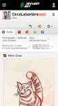 Mobile Screenshot of circelasombre.deviantart.com