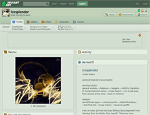 Tablet Screenshot of icesplendor.deviantart.com