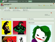 Tablet Screenshot of jasonzao777.deviantart.com