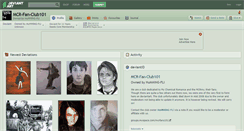 Desktop Screenshot of mcr-fan-club101.deviantart.com