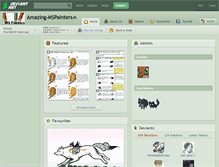 Tablet Screenshot of amazing-mspainters.deviantart.com