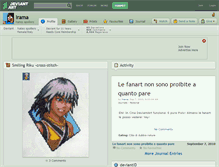 Tablet Screenshot of irama.deviantart.com