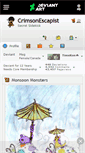 Mobile Screenshot of crimsonescapist.deviantart.com