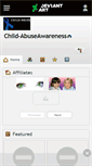 Mobile Screenshot of child-abuseawareness.deviantart.com