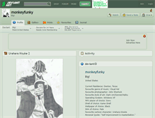 Tablet Screenshot of monkeyfunky.deviantart.com