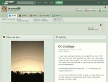 Tablet Screenshot of larsonsei18.deviantart.com