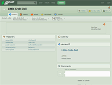 Tablet Screenshot of little-crobi-doll.deviantart.com