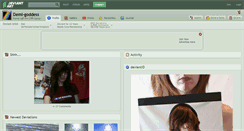 Desktop Screenshot of demi-goddess.deviantart.com