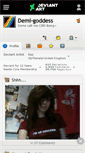 Mobile Screenshot of demi-goddess.deviantart.com