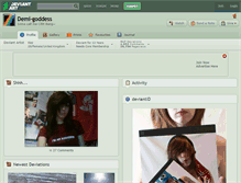 Tablet Screenshot of demi-goddess.deviantart.com