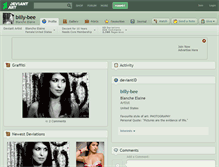 Tablet Screenshot of billy-bee.deviantart.com