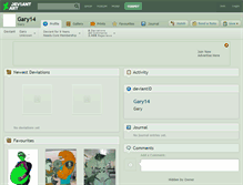 Tablet Screenshot of gary14.deviantart.com