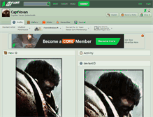 Tablet Screenshot of captvovan.deviantart.com
