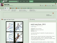 Tablet Screenshot of kare-san.deviantart.com