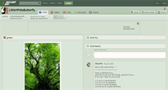 Desktop Screenshot of littlewhitebutterfly.deviantart.com