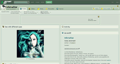 Desktop Screenshot of infernalstar.deviantart.com