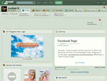Tablet Screenshot of junito619.deviantart.com