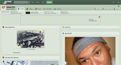 Desktop Screenshot of dnah3lix.deviantart.com