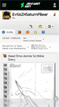 Mobile Screenshot of evilaznsaturnpbear.deviantart.com