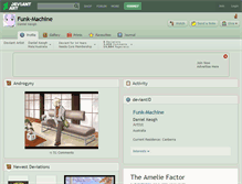 Tablet Screenshot of funk-machine.deviantart.com