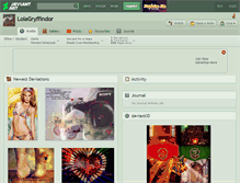 Tablet Screenshot of lolagryffindor.deviantart.com